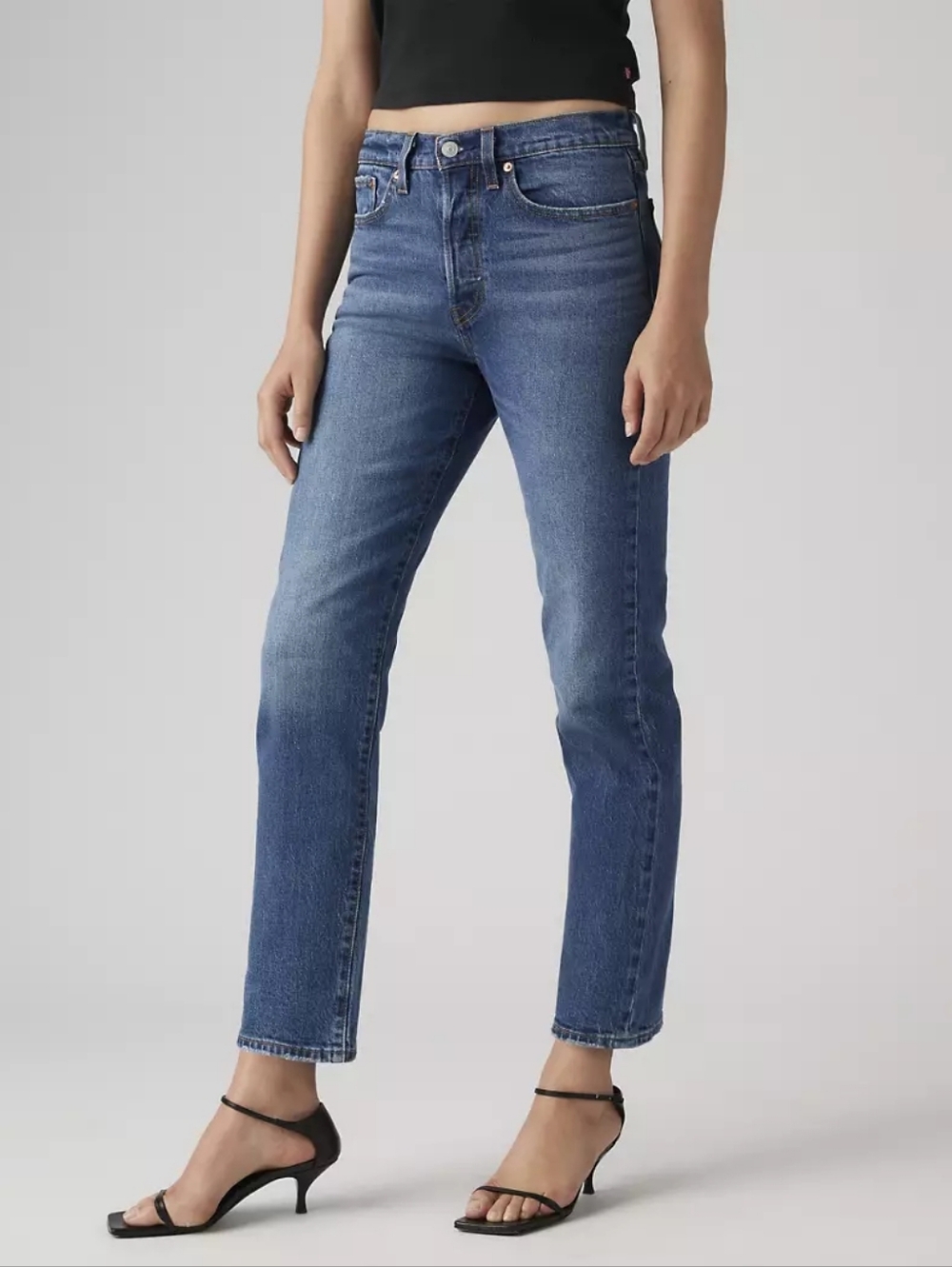 Levi's Wedgie Straight Ankle Jeans